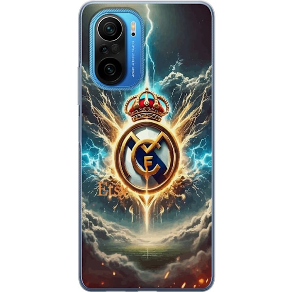 Xiaomi Poco F3 Läpinäkyvä kuori Real Madrid