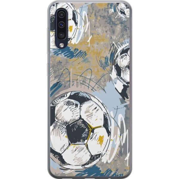 Samsung Galaxy A50 Gjennomsiktig deksel Fotball
