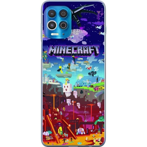 Motorola Edge S Gjennomsiktig deksel Minecraft