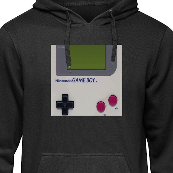 Hoodie för Vuxen | Bekväm Huvtröja Game Boy svart XXL