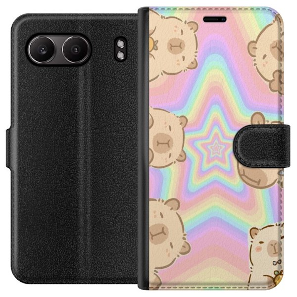 OnePlus Nord 4 Lompakkokotelo Kawaii Capybara Galaxy Söpö An