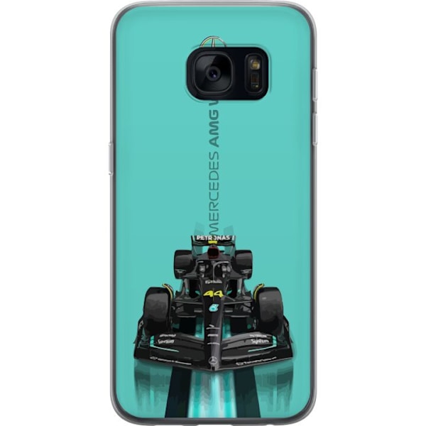 Samsung Galaxy S7 Läpinäkyvä kuori Mercedes F1