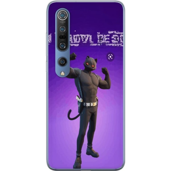 Xiaomi Mi 10 Pro 5G Gennemsigtig cover Fortnite - Meowscles