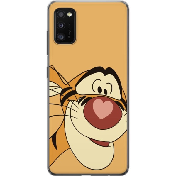 Samsung Galaxy A41 Gjennomsiktig deksel Tiger