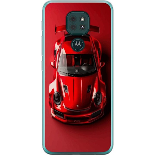 Motorola Moto G9 Play Gjennomsiktig deksel Porsche