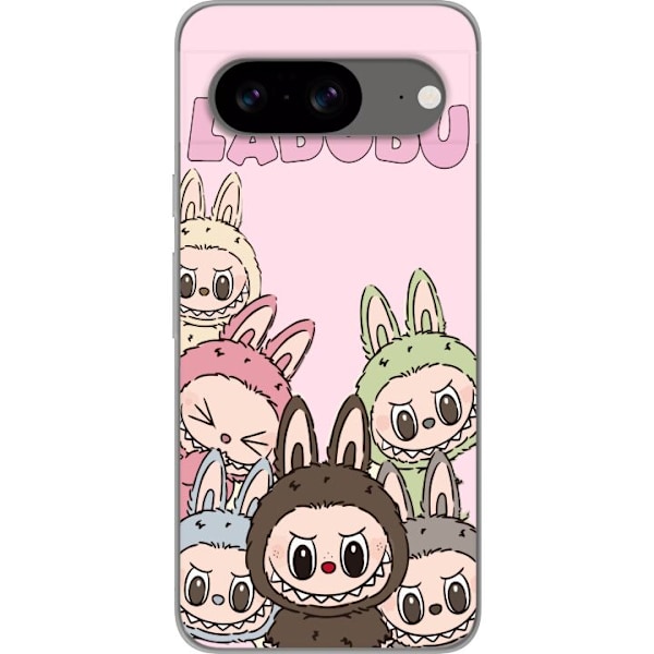 Google Pixel 8 Läpinäkyvä kuori Labubu Classics