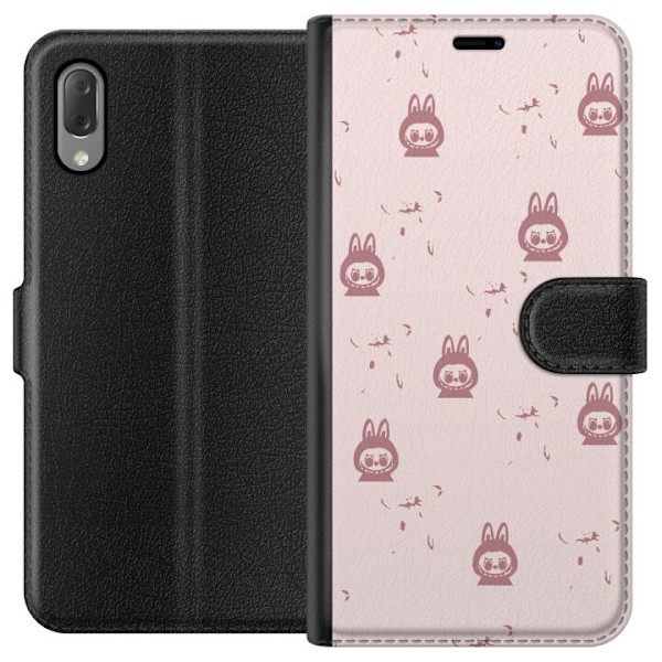 Sony Xperia L3 Tegnebogsetui Labubu Neon Pop - Neonfarvet pop art monster