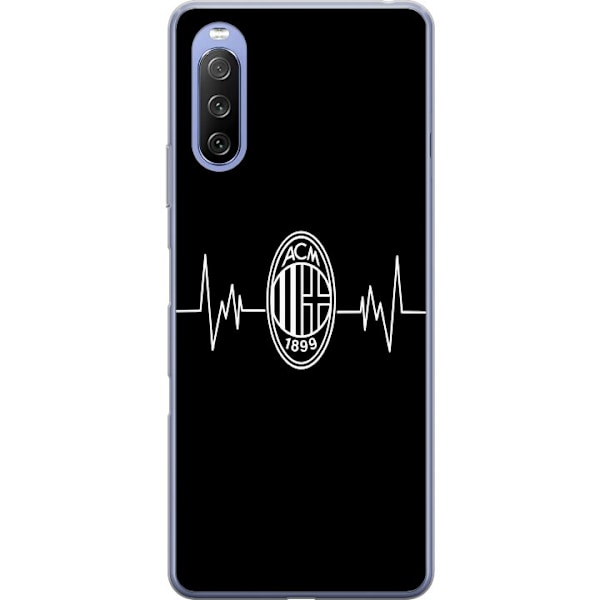 Sony Xperia 10 III Lite Gjennomsiktig deksel AC Milan