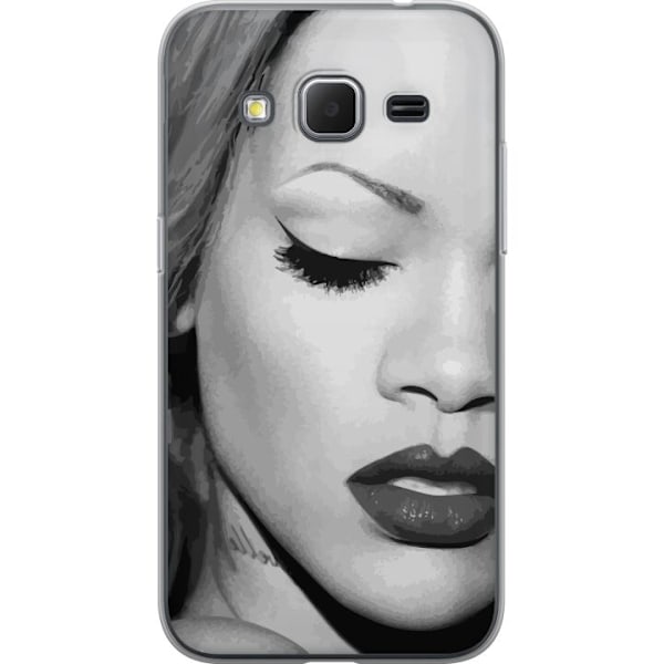 Samsung Galaxy Core Prime Läpinäkyvä kuori Rihanna – Aesthetic Edit 2025