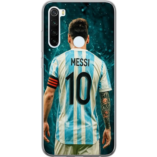 Xiaomi Redmi Note 8 Läpinäkyvä kuori Messi