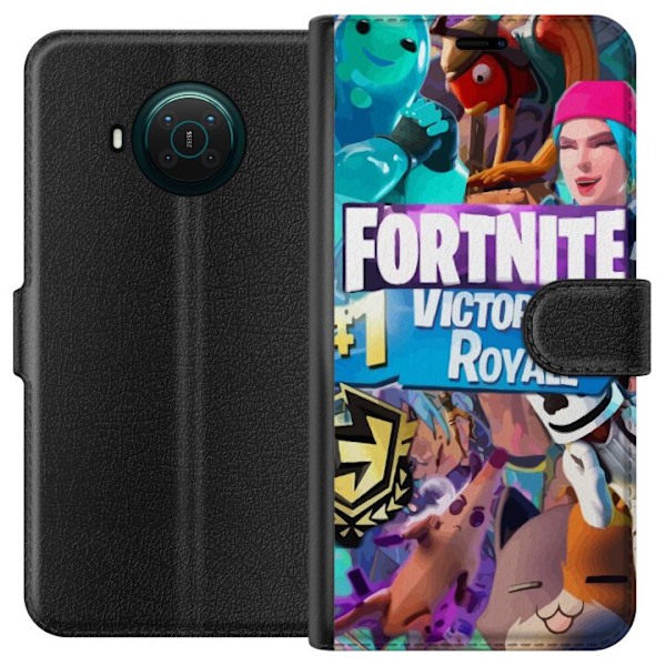 Nokia X10 Lompakkokotelo Fortnite