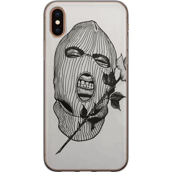 Apple iPhone XS Max Läpinäkyvä kuori Hiihtomaski Ros Katutyö Muotoilu Graafinen Kuvio Jännitys Kaupunkityyli Katutaidetta Naamiaiset Symboli