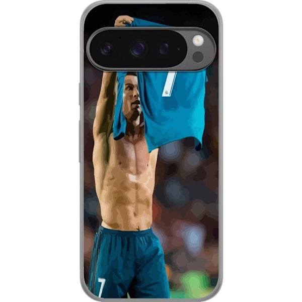 Google Pixel 9 Pro XL Läpinäkyvä kuori Cristiano Ronaldo