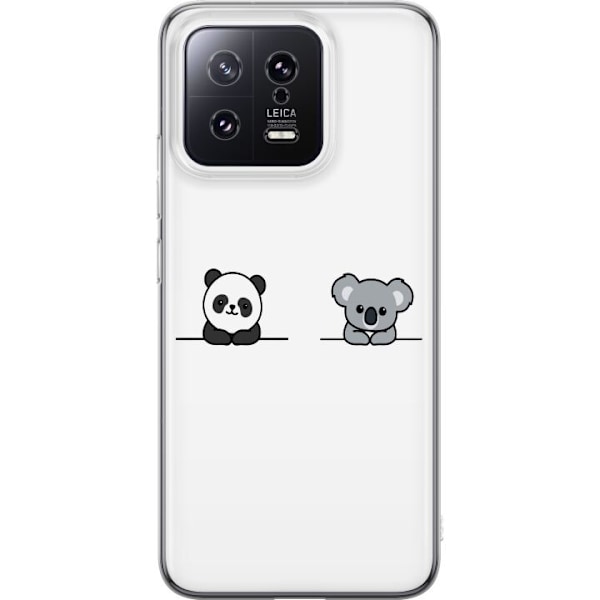 Xiaomi 13 Läpinäkyvä kuori Panda Koala