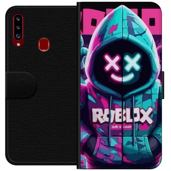 Kompatibelt Plånboksfodral till Samsung Galaxy A20s Roblox