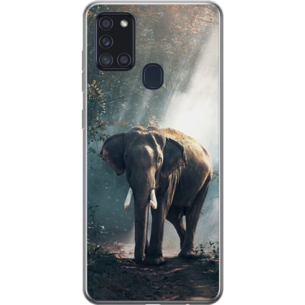 Samsung Galaxy A21s Skal / Mobilskal - Elefant