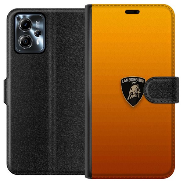 Motorola Moto G13 Lompakkokotelo Lamborghini