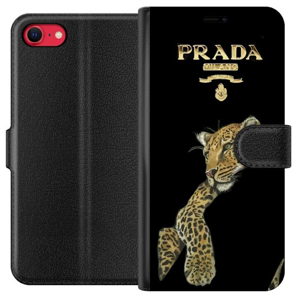 Apple iPhone SE (2020) Tegnebogsetui Prada Leopard