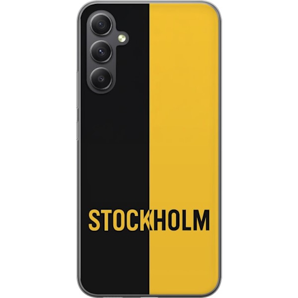 Samsung Galaxy A05s Gennemsigtig cover Stockholm – fodbold
