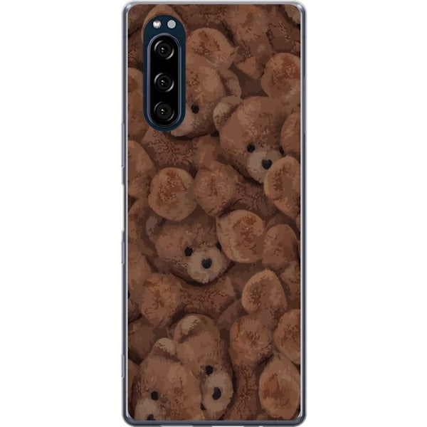 Sony Xperia 5 Läpinäkyvä kuori Teddy