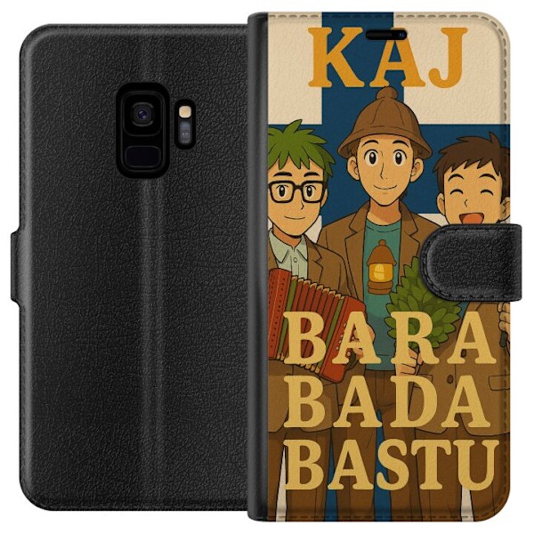 Samsung Galaxy S9 Plånboksfodral Bara bada bastu KAJ