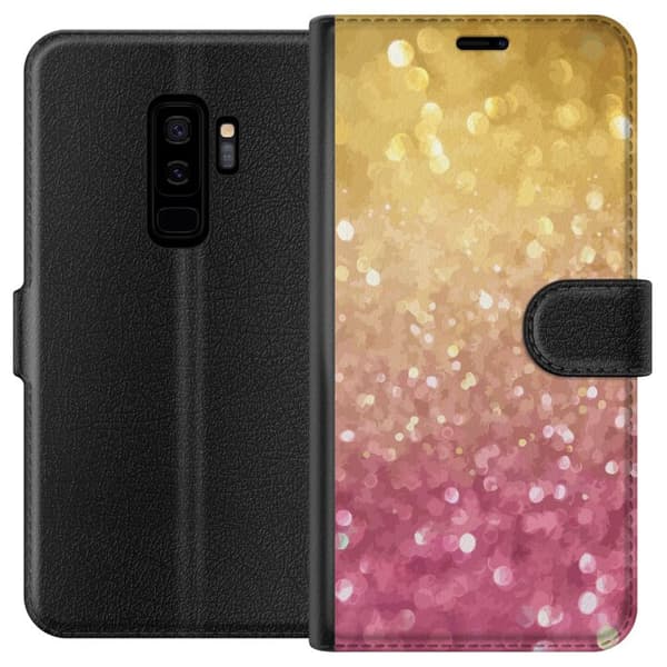 Kompatibelt Plånboksfodral till Samsung Galaxy S9+ Glitter