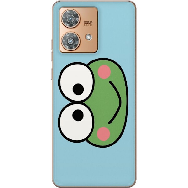 Motorola Edge 40 Neo Läpinäkyvä kuori Keroppi Smile
