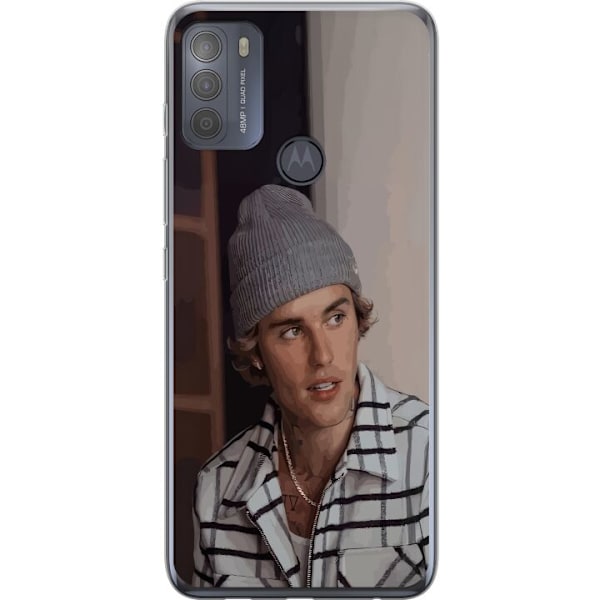 Motorola Moto G50 Läpinäkyvä kuori Justin Bieber