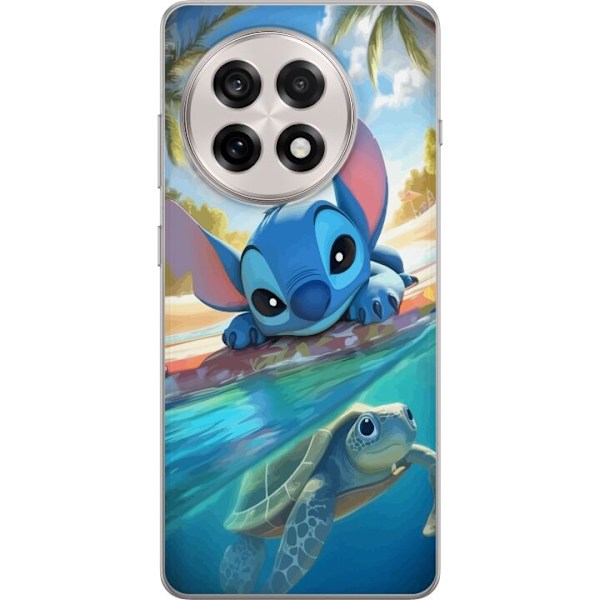 OnePlus 13R Läpinäkyvä kuori Stitch kilpikonnalla - söpö