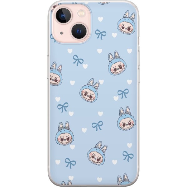 Apple iPhone 13 Läpinäkyvä kuori Labubu Tuli Henki