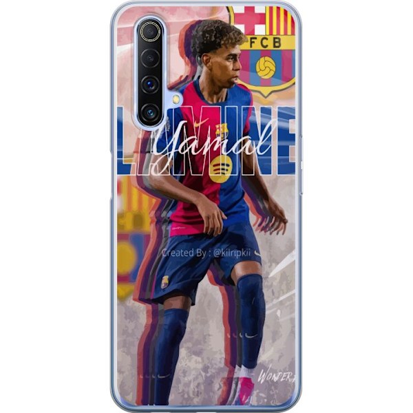 Realme X50 5G Genomskinligt Skal Lamine Yamal FCB