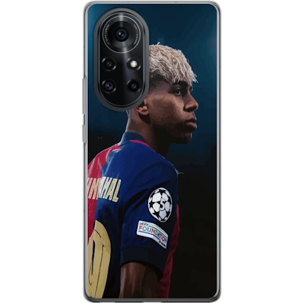 Huawei nova 8 Pro Läpinäkyvä kuori Lamine Yamal - Barcelonan ihmelapsi fokuksessa
