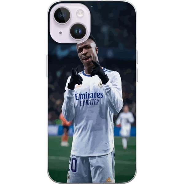 Kompatibel Mobilcover til Apple iPhone 14 Vinícius Júnior (Real Madrid)