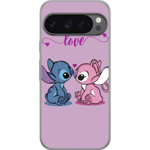 Google Pixel 9 Pro XL Gjennomsiktig deksel Lilo & Stitch – A