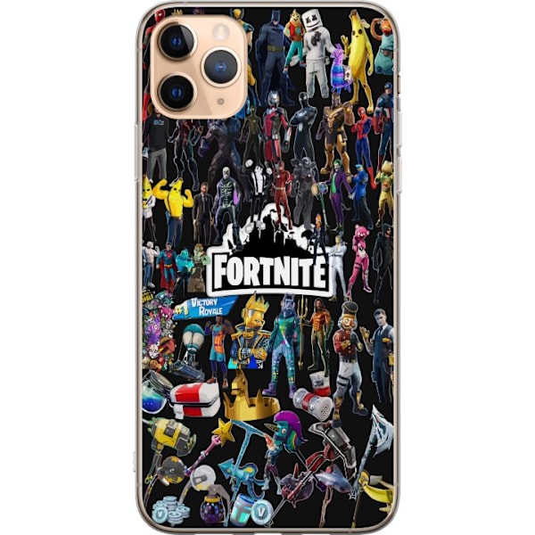 Apple iPhone 11 Pro Max Gennemsigtig cover Fortnite