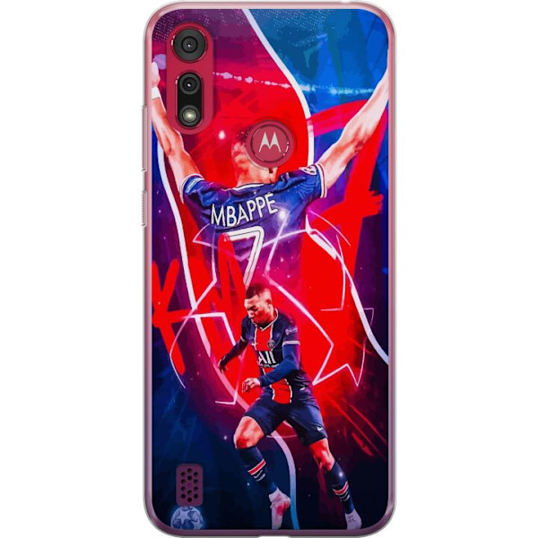 Motorola Moto E6s (2020) Gennemsigtig cover Kylian Mbappé