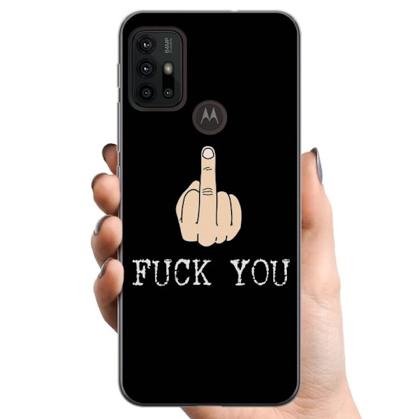 Motorola Moto G30 TPU Mobilskal Fuck You