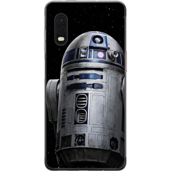 Samsung Galaxy Xcover Pro Genomskinligt Skal R2D2 Star Wars