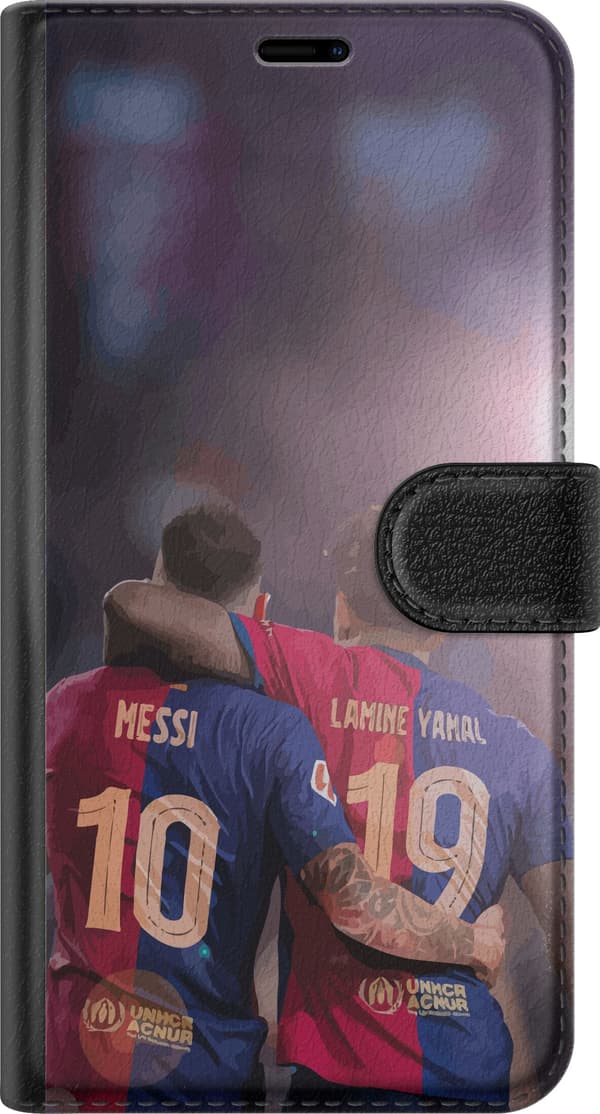 Kompatibel Tegnebogsetui til Apple iPhone 11 Lamine Yamal VS Messi