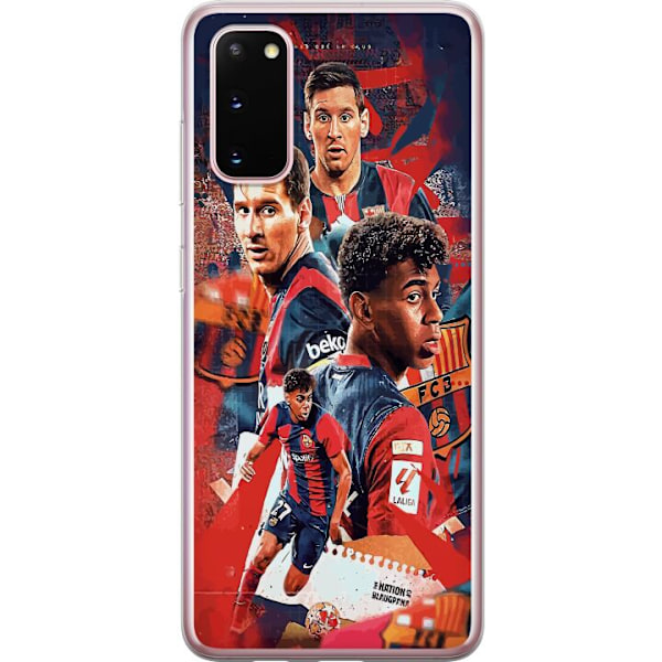 Samsung Galaxy S20 Läpinäkyvä kuori Yamal Lamine x Messi