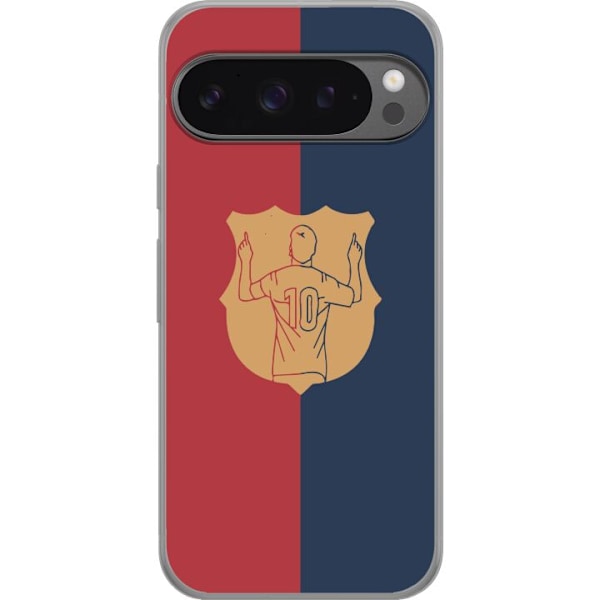 Google Pixel 9 Pro XL Gennemsigtig cover FC Barcelona