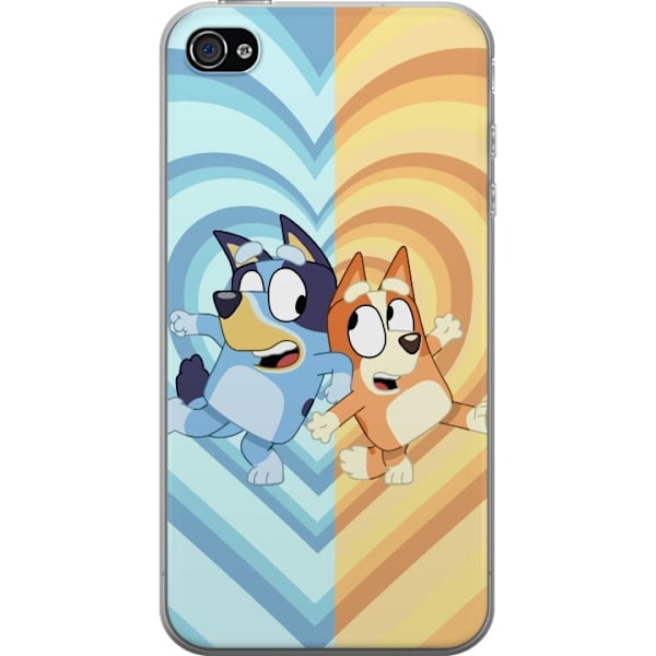 Apple iPhone 4s Läpinäkyvä kuori Bluey