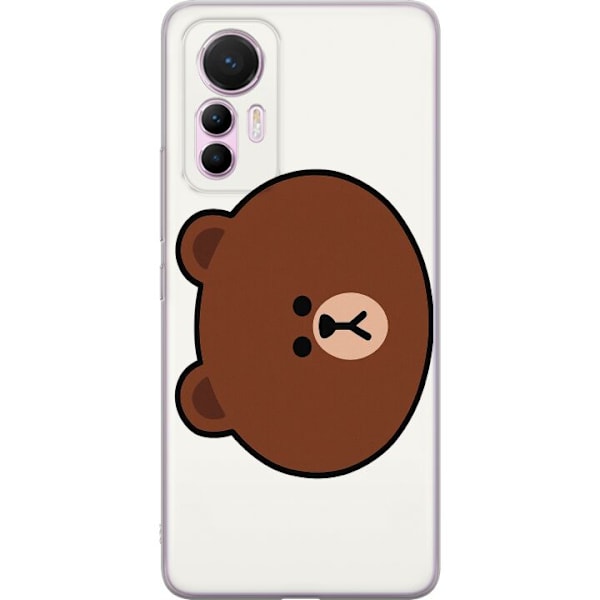 Xiaomi 12 Lite Gjennomsiktig deksel line friends brown