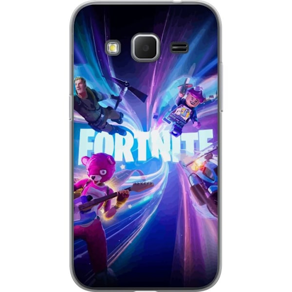 Samsung Galaxy Core Prime Läpinäkyvä kuori Fortnite