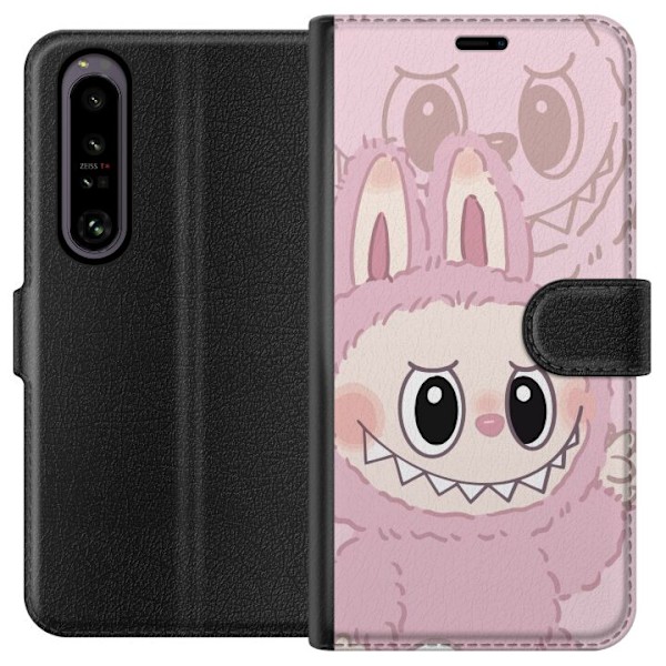 Sony Xperia 1 IV Tegnebogsetui Labubu Floral Freak