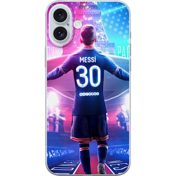 Apple iPhone 16 Plus Gjennomsiktig deksel Messi