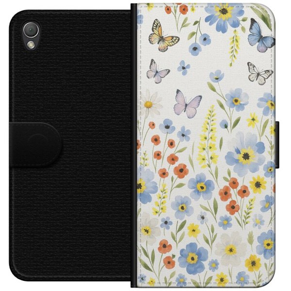 Sony Xperia Z3 Plånboksfodral Sommarblommor