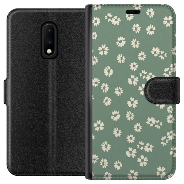OnePlus 7 Plånboksfodral Blomsterdröm – färgglatt blommönster