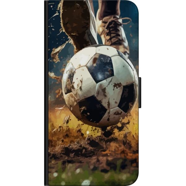 Kompatibel Tegnebogsetui til Samsung Galaxy A03s Fodbold