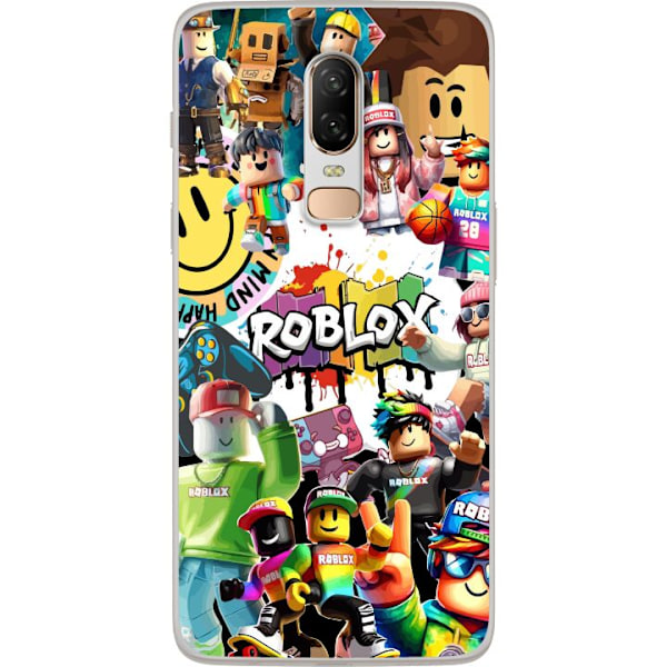 OnePlus 6 Läpinäkyvä kuori Roblox